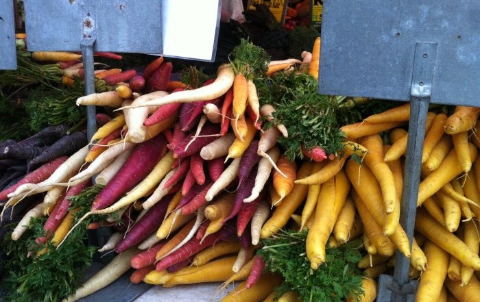Καρότα στο Farmer's Market της Νέας Υόρκης